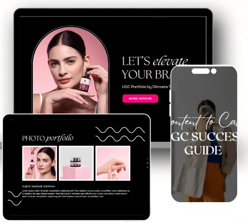 ugc portfolio kit glimsera